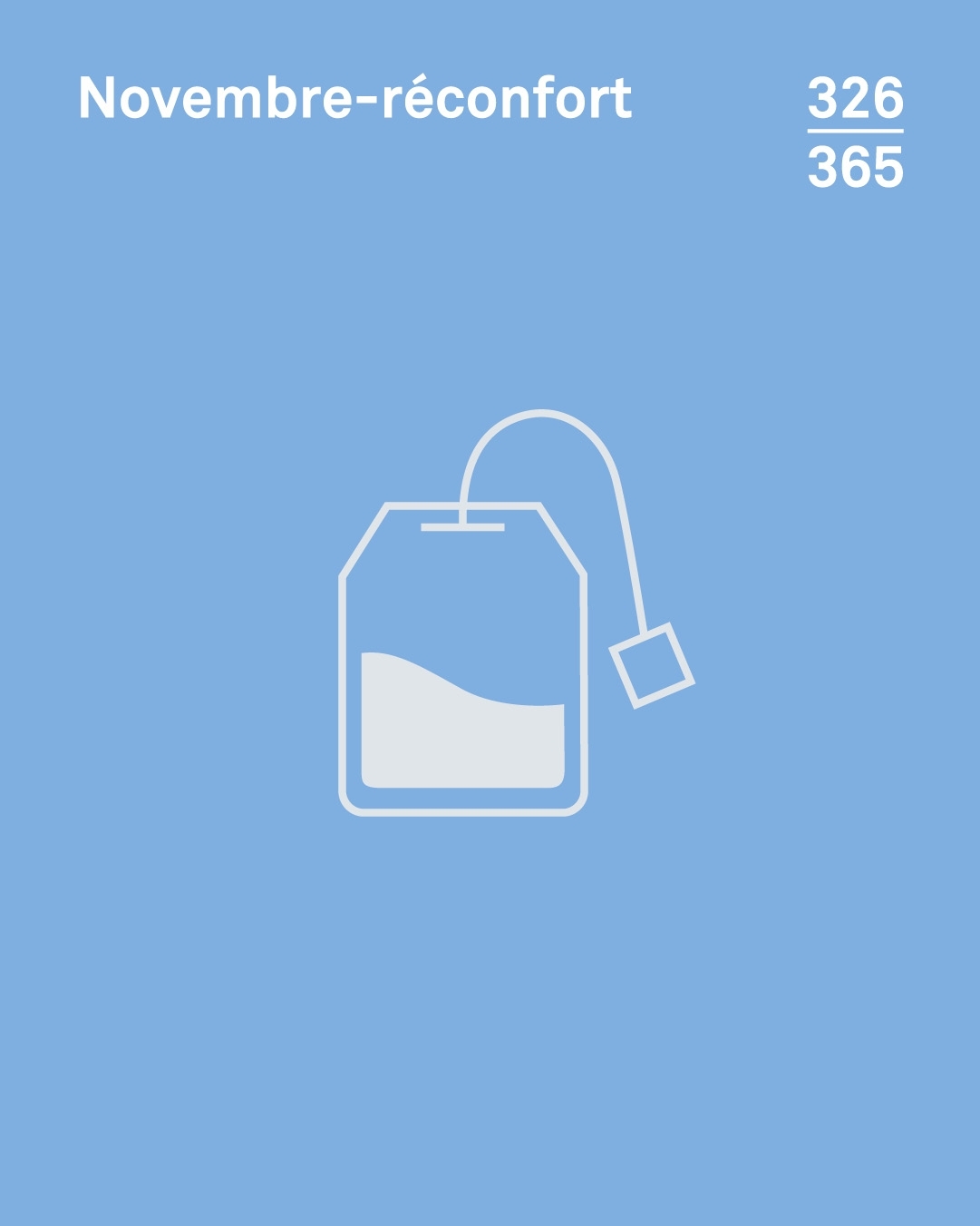 Calendrier 365 jours - novembre