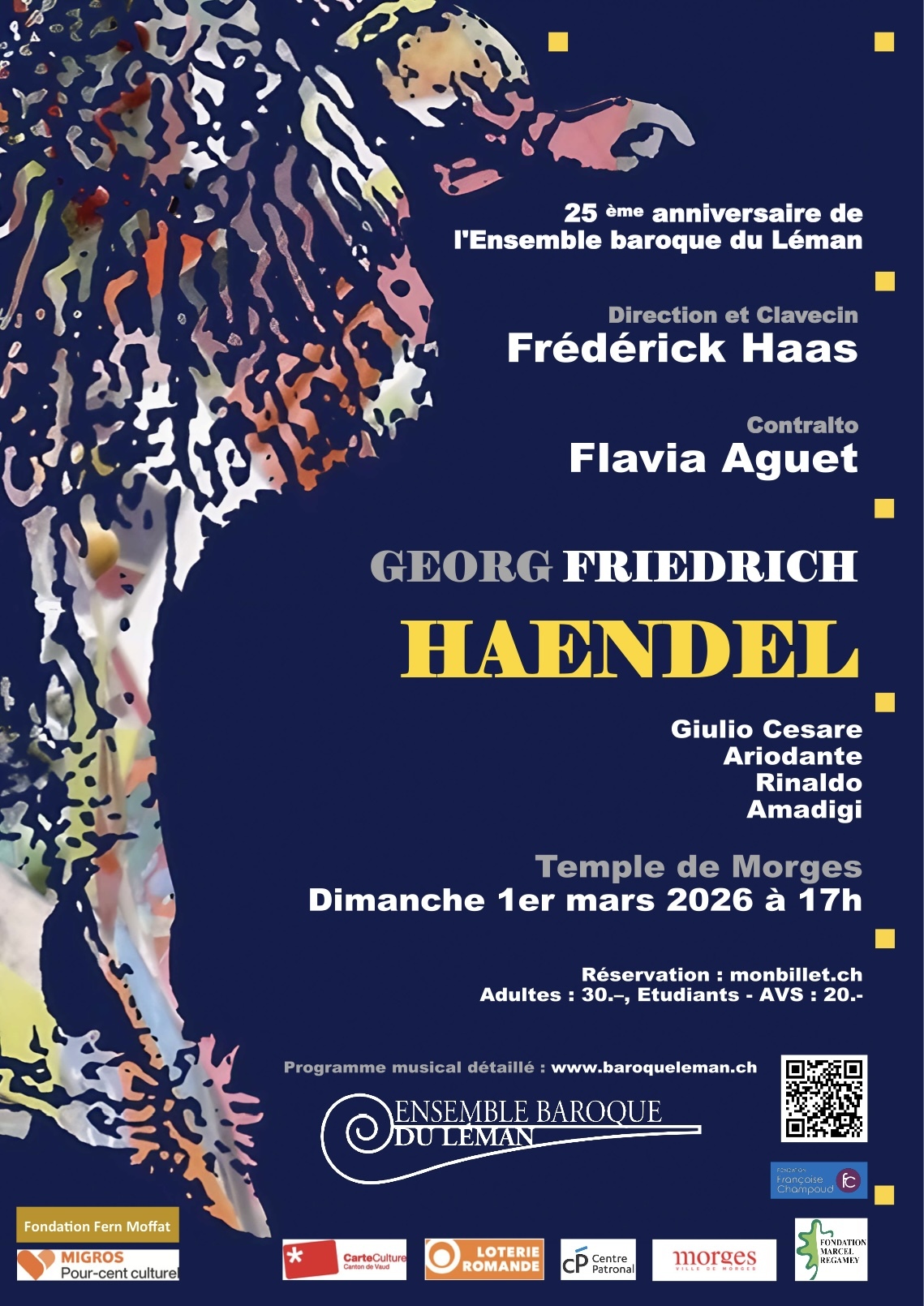 25  eme anniversaire. - Ensemble baroque du Léman 