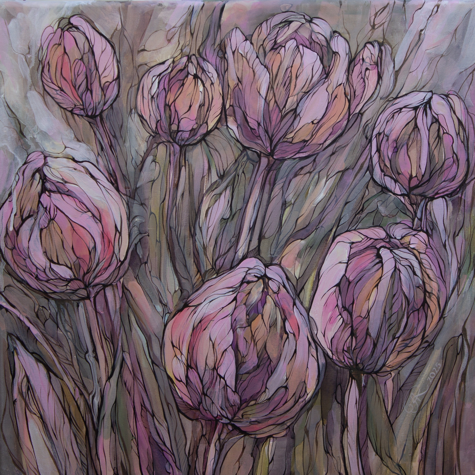 FTU 2026 - Les fleurs vives par l'artiste Alona Rieznichek