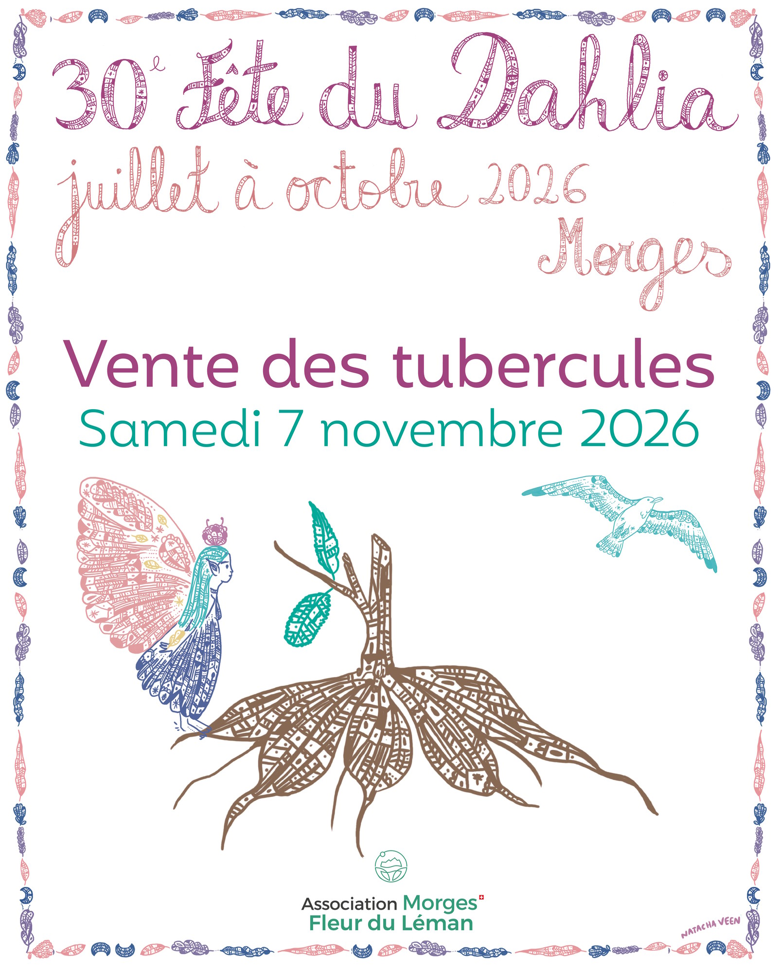 Vente Tubercules Dahlia 2026