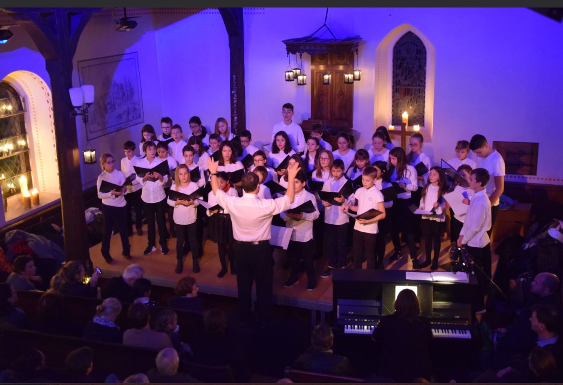 Concert de Noël à l'Eglise de La Chaux, Les Maîtrises du Conservatoire de Lausanne