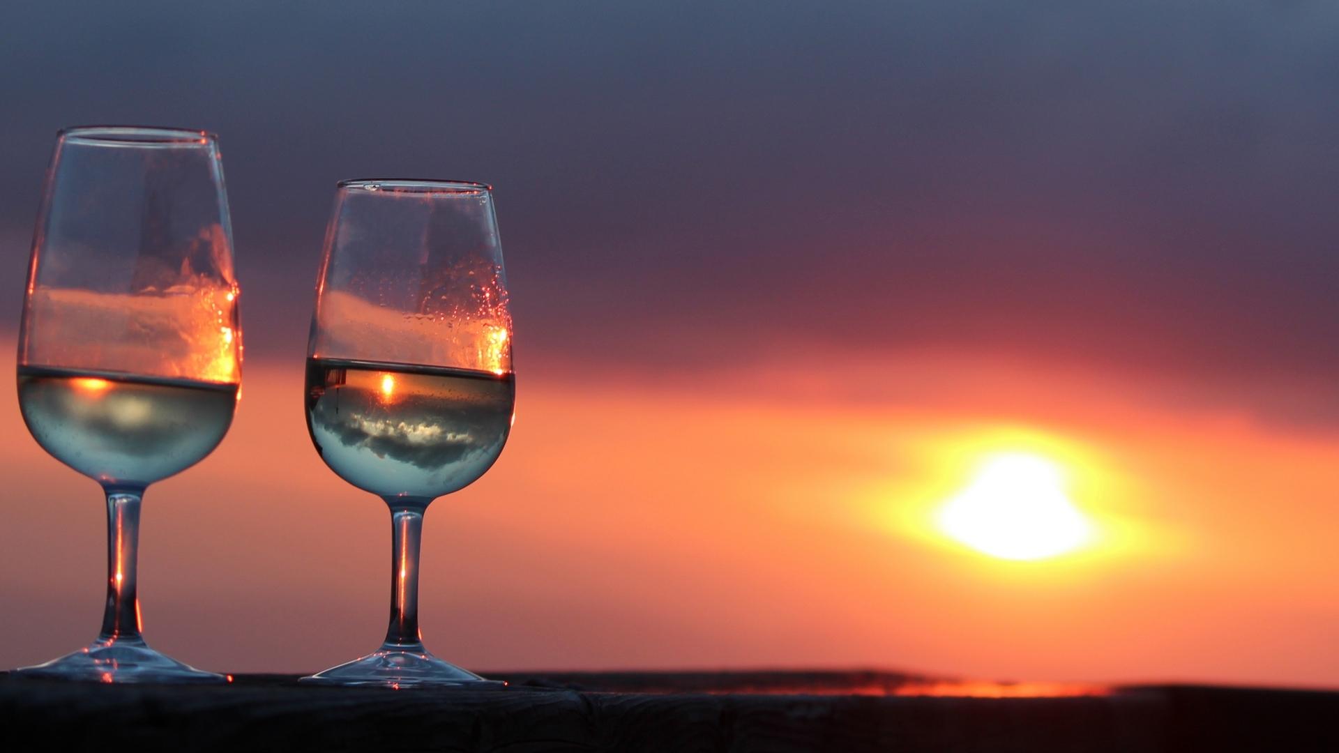 Coucher De Soleil Au Sommet Du Moléson