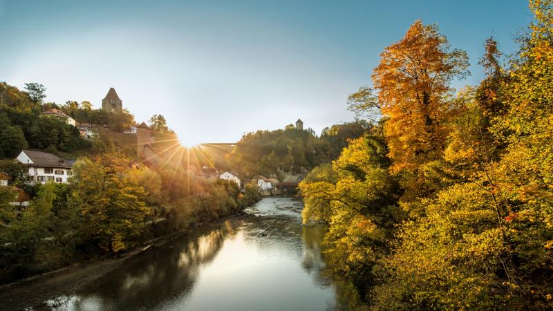 Vue Fribourg - automne