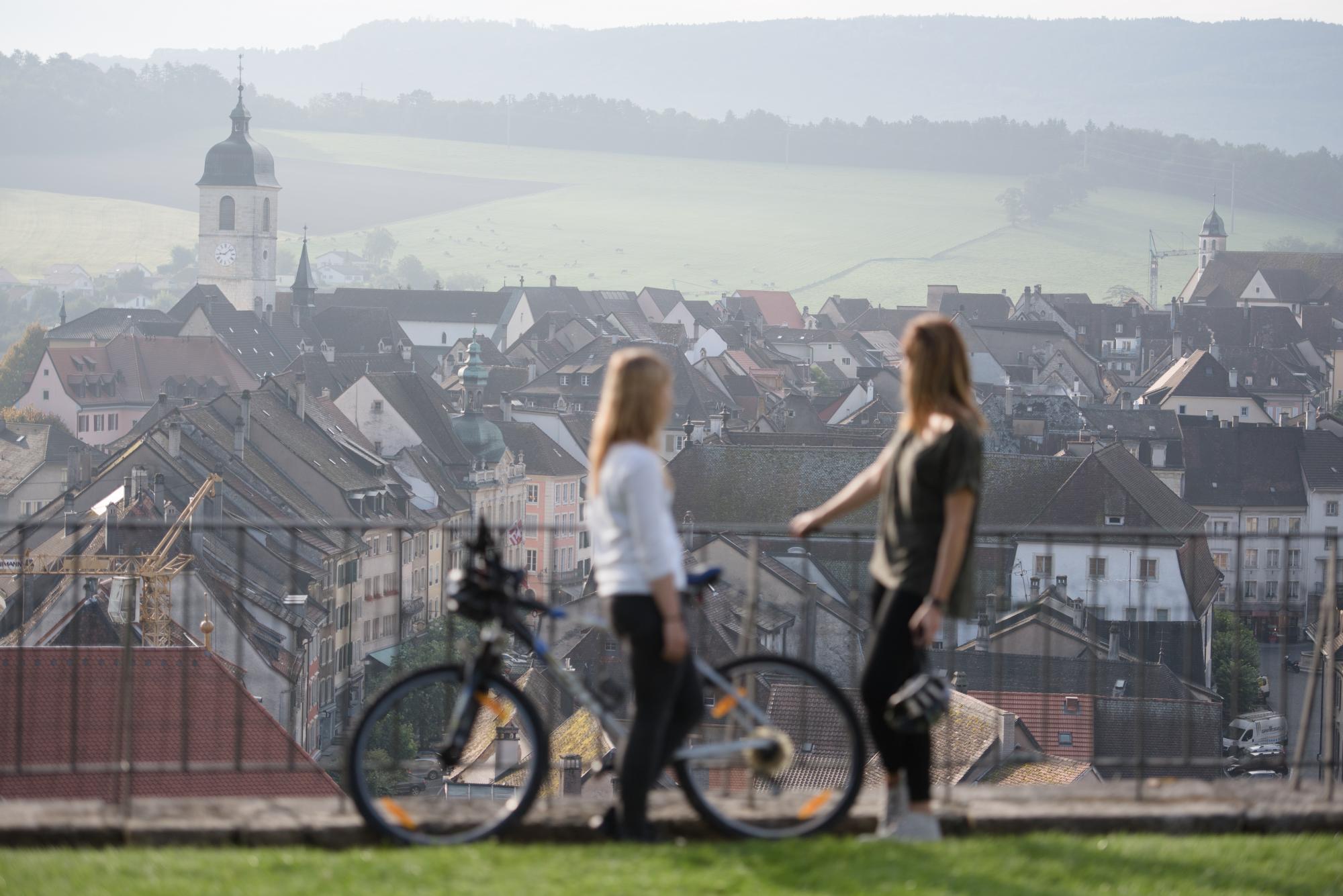 Schloss Porrentruy, Porrentruy Jura Tourismus (CH) Aussichtspunkt