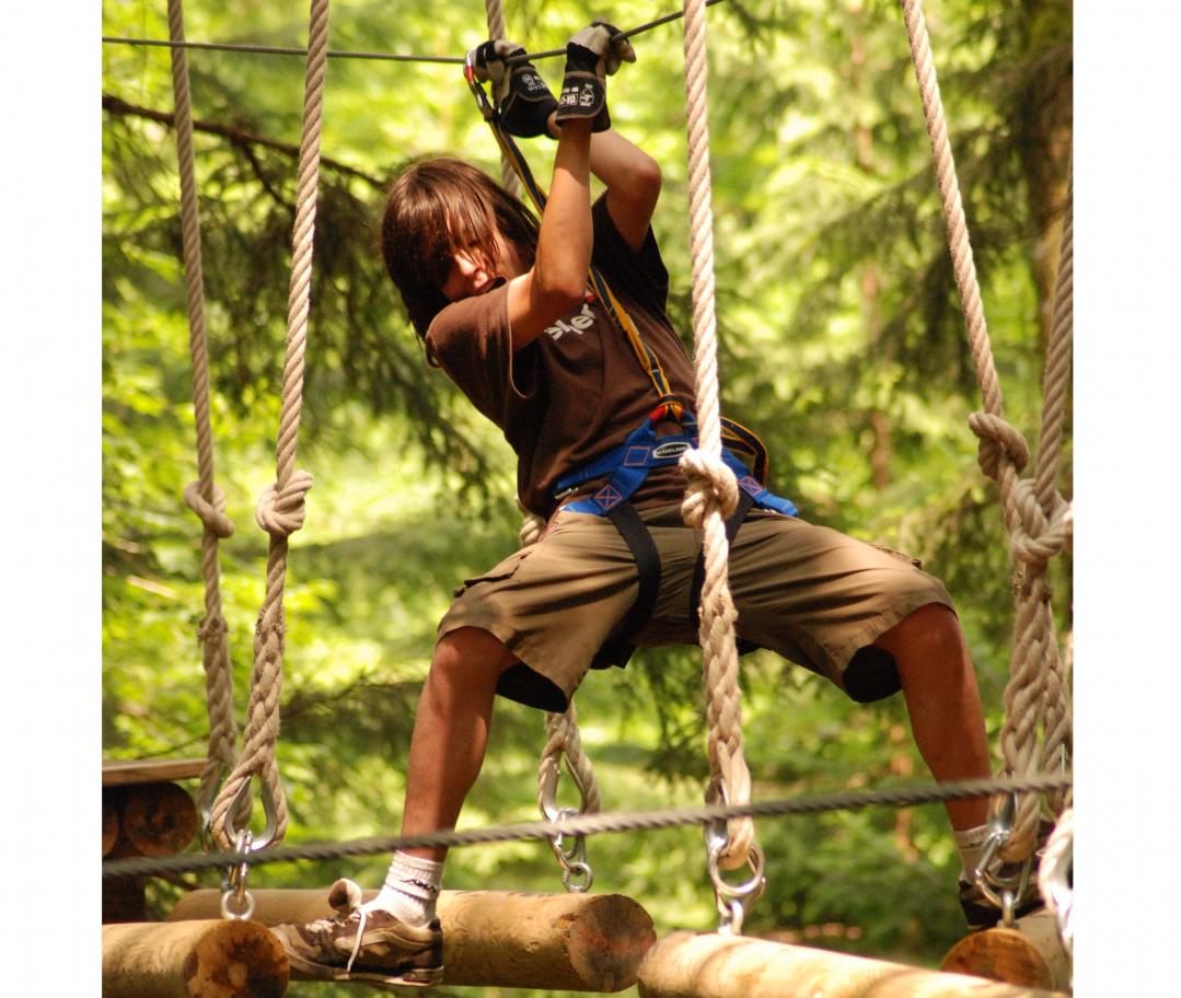 Treetop adventure course - Aventure Jura Parc