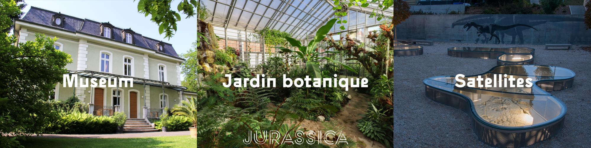 JURASSICA Museum - Jardin botanique - Satellites