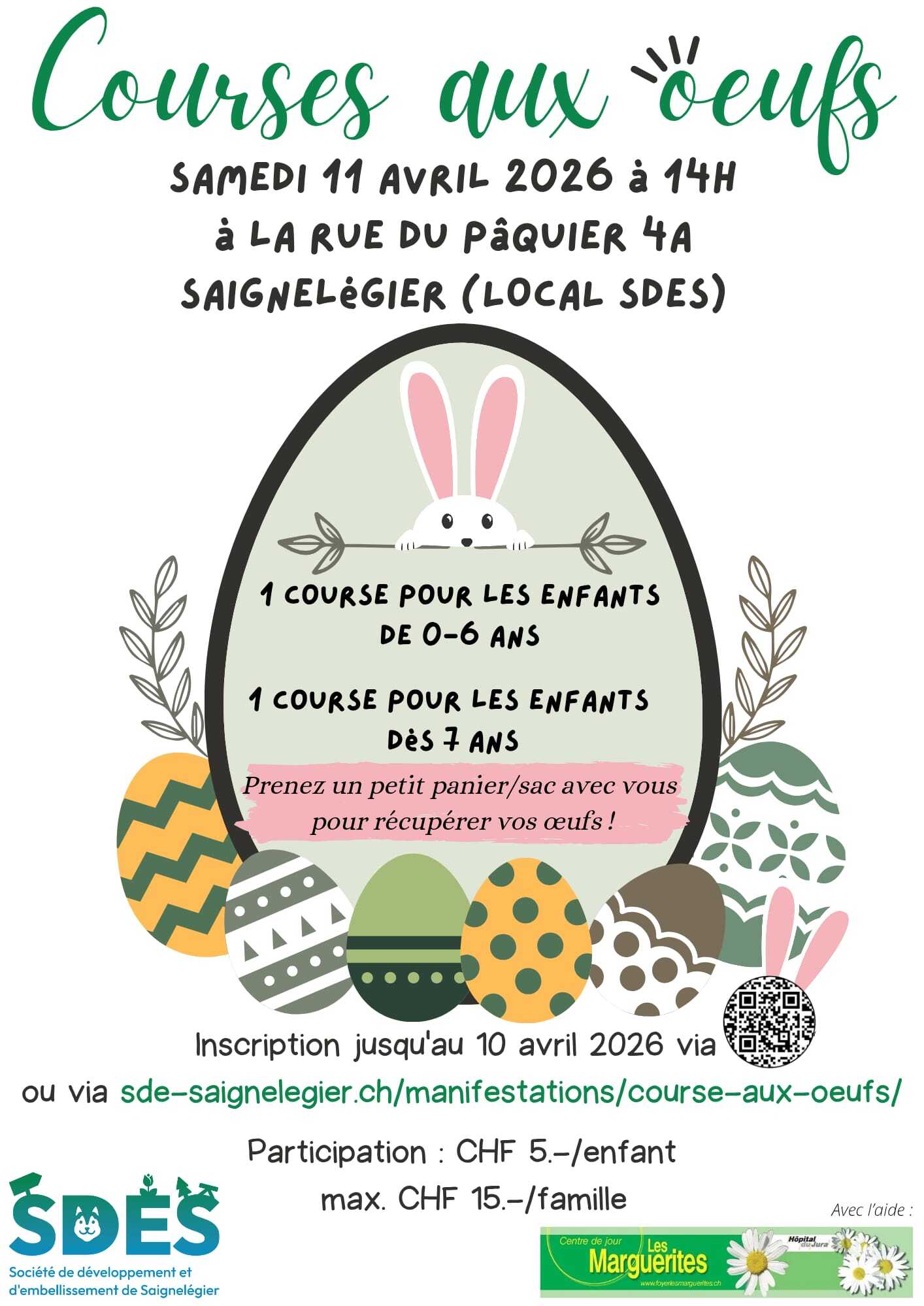 Courses aux oeufs à Saignelégier
