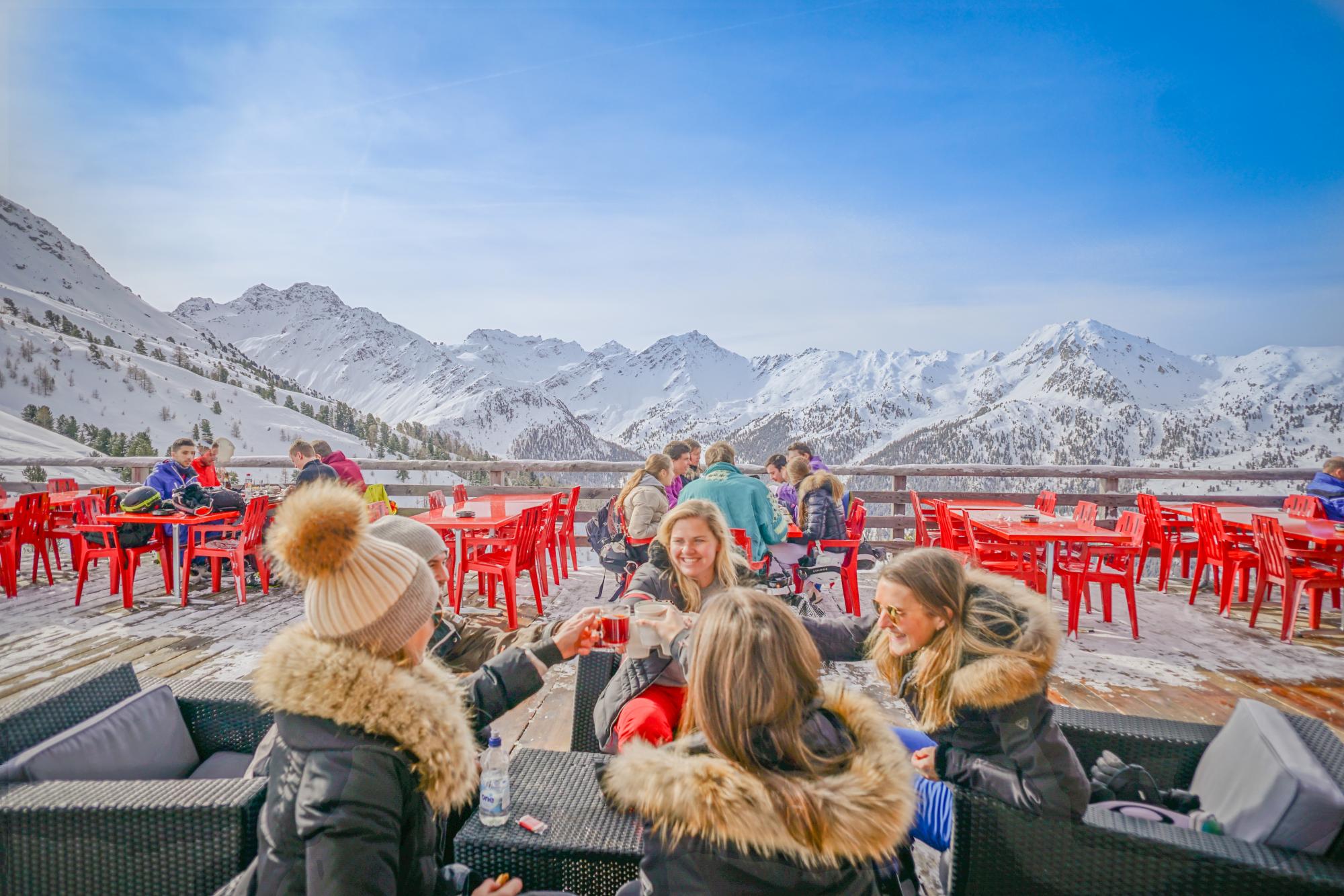 Restaurant Combatseline terrasse hiver 2019