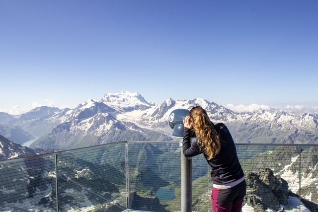 Mont-Fort's panoramic viewing platform