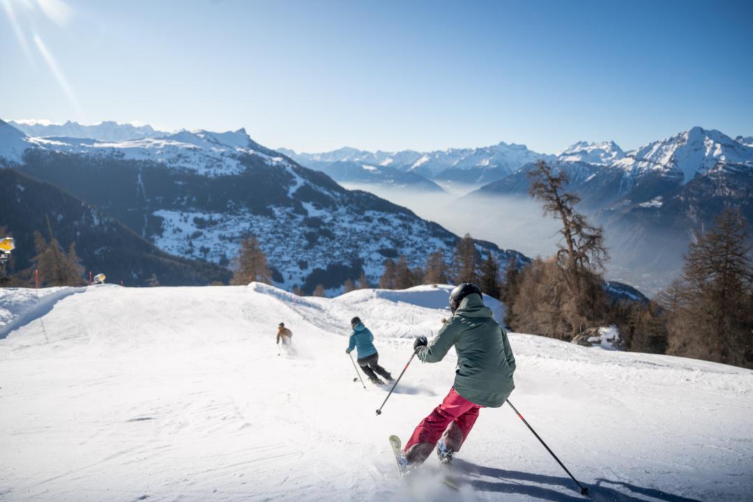 Nendaz — panorama alpin