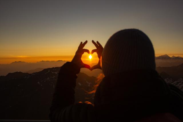 Sunrise at Mont-Fort