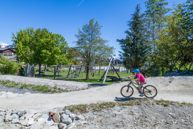 Children’s mountain bike trail Haute-Nendaz