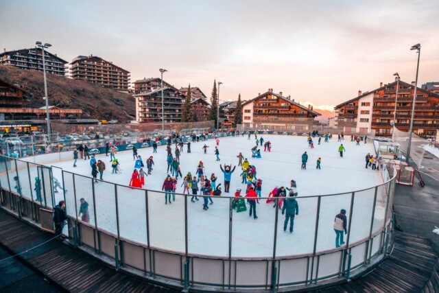 Eisbahn in Haute-Nendaz