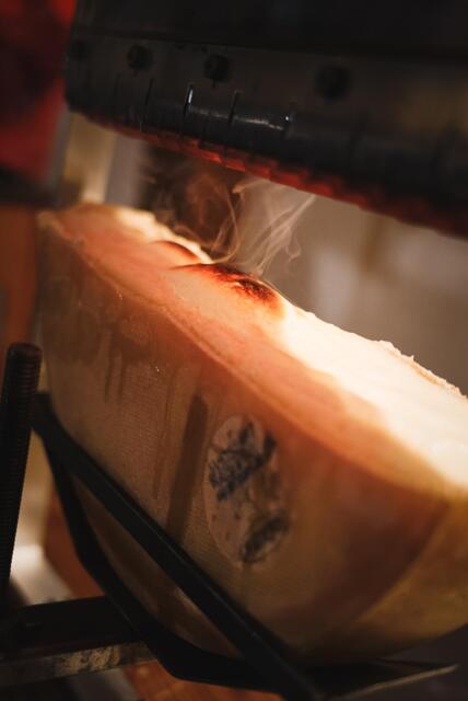 Raclette auf dem Bauernhof