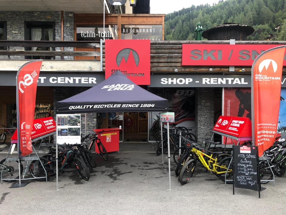 Mountain E bike By OnTheMountain Bike Shop Veysonnaz Switzerland
