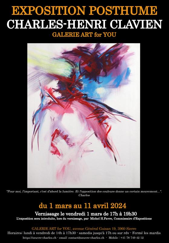 Art for You - Charles-Henri Clavien 2024
