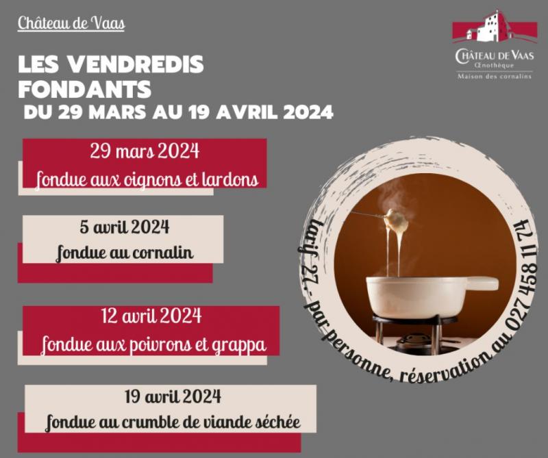 Château de Vaas - Les vendredis fondants 2024