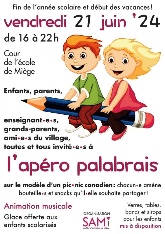 SAMI - Apéro palabrais à Miège 2024