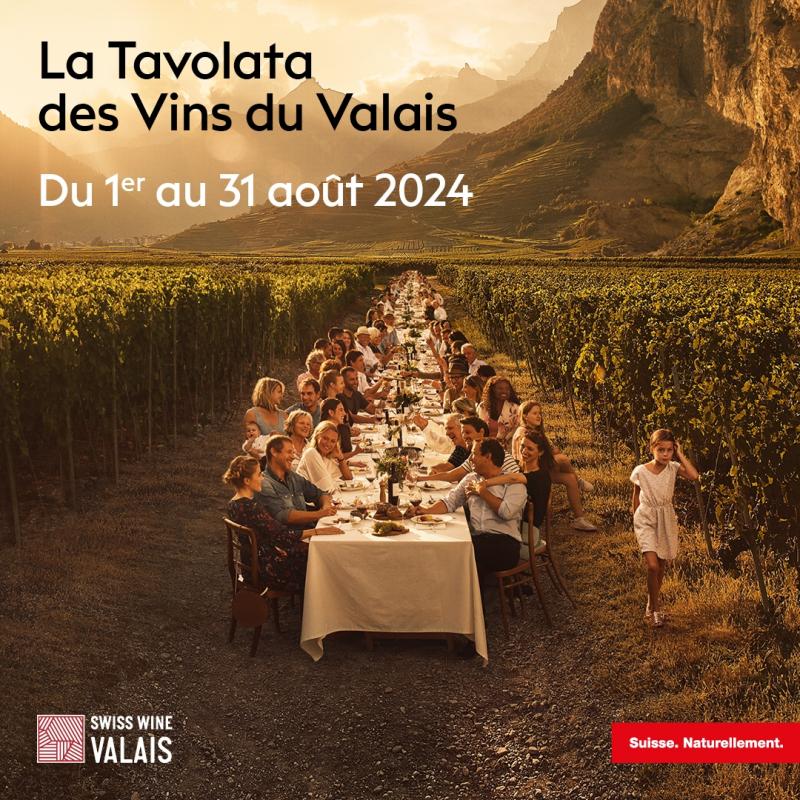 Swiss Wine Valais - Tavolata des Vins du Valais 2024