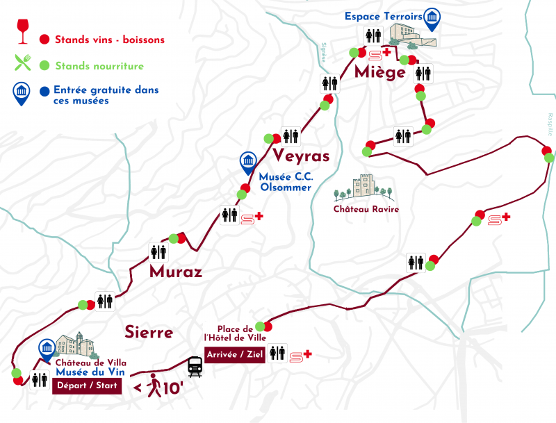 Parcours - Marche des Cépages 2024