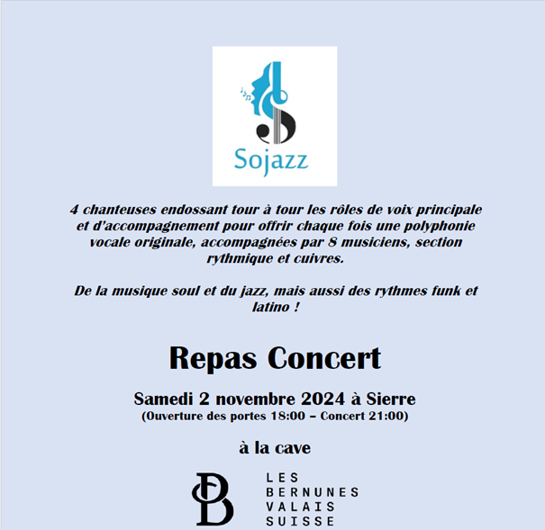 Repas concert Sojazz