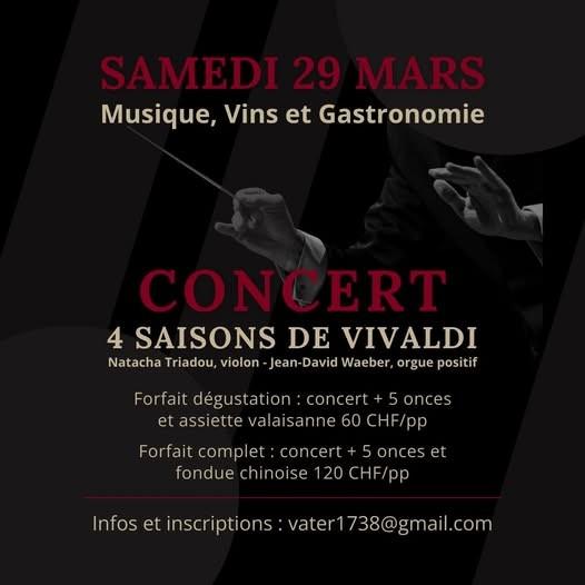 Concert, Vins & Gastronomie