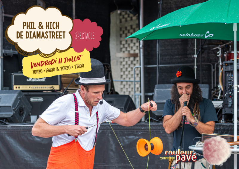 Phil & Hich de Diamastreet spectacle