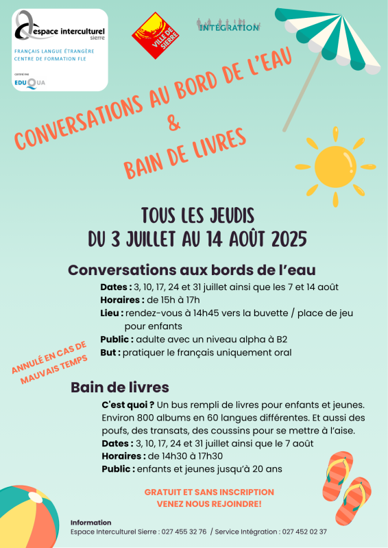 Conversations au bord de l'eau