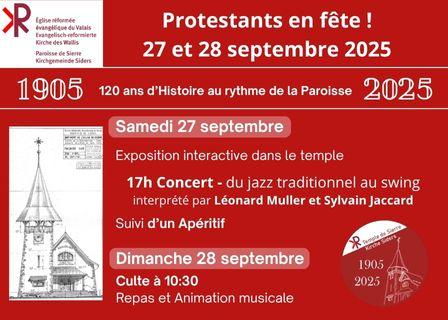 120 ans du temple de sierre
