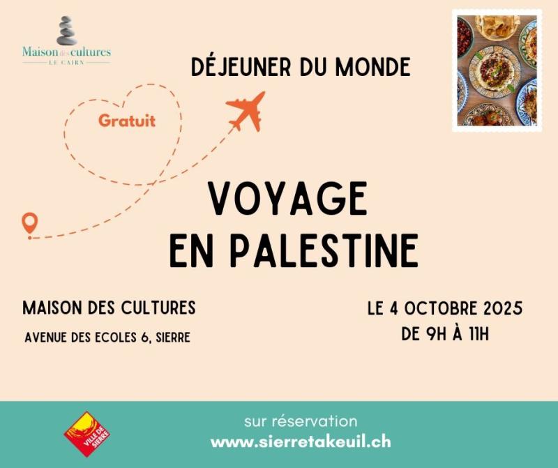 Déjeuner du monde destination Palestine