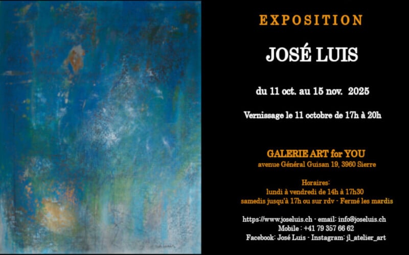 EXPOSITION de JOSÉ LUIS à la GALERIE ART FOR YOU