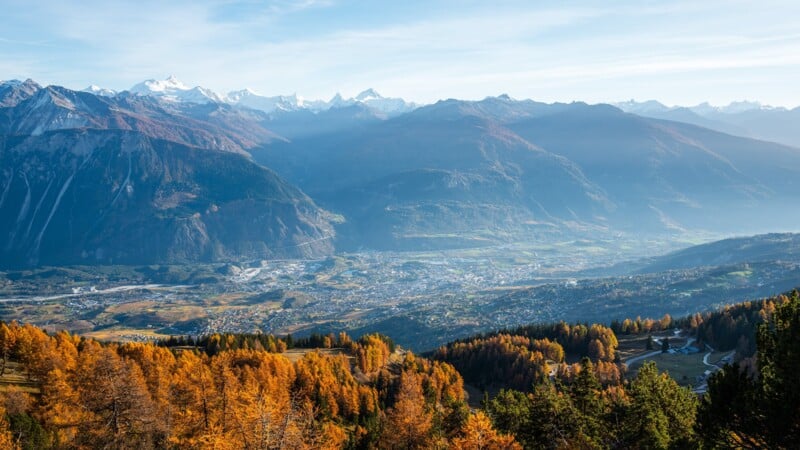 Sierre en automne