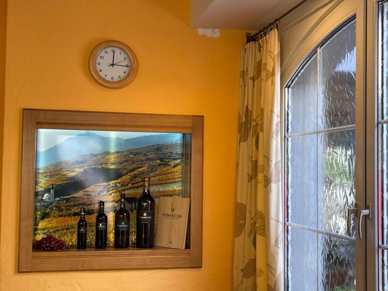 Restaurant Höllenwein de l'hôtel Arkanum - Déco