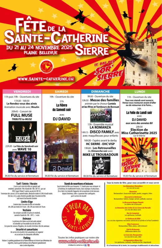 Sainte Catherine 2025 prog