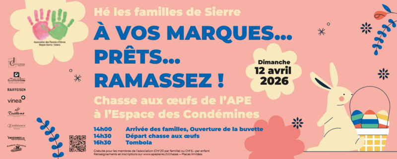 Chasse aux oeufs APE Sierre