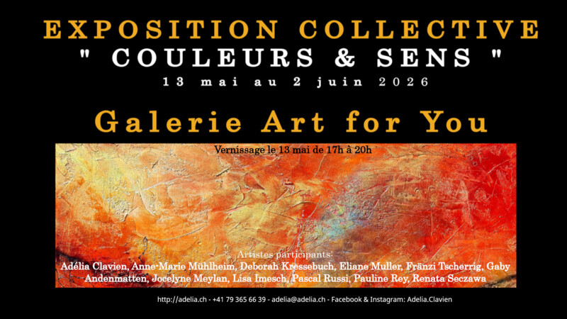 Exposition collective "Couleurs & Sens" 