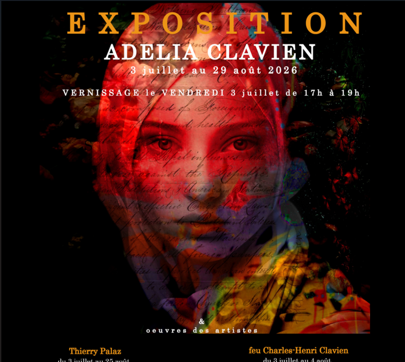 Exposition Adelia Clavien + feu Charles-Henri Clavien et Thierry Palaz