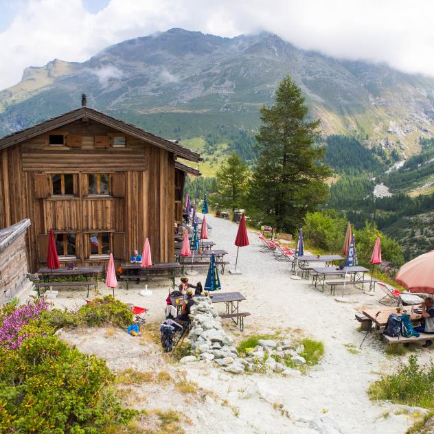 Cabane Du Petit Mountet Val Danniviers Tourismus Wallis Schweiz