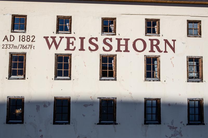 Façade de l'Hôtel Weisshorn