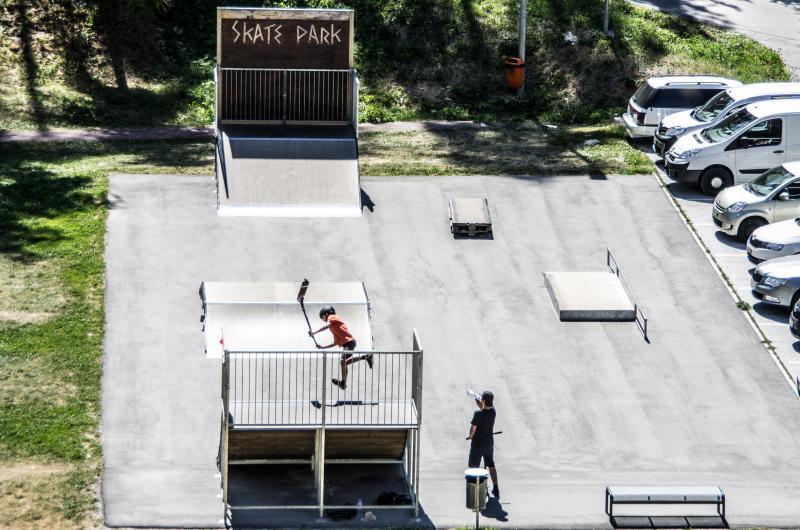 Skatepark / place multisport de Vissoie