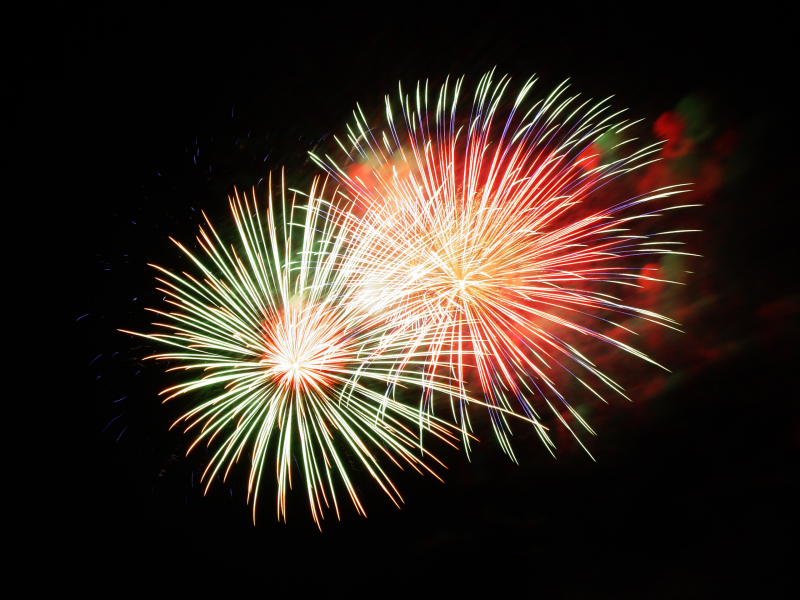 Feux d'artifices - fête nationale