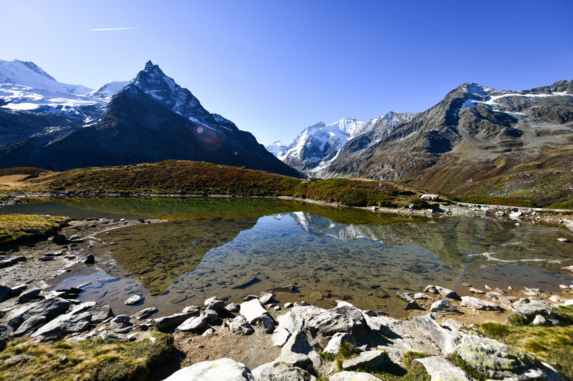 Lac d'Arpitettaz en été
