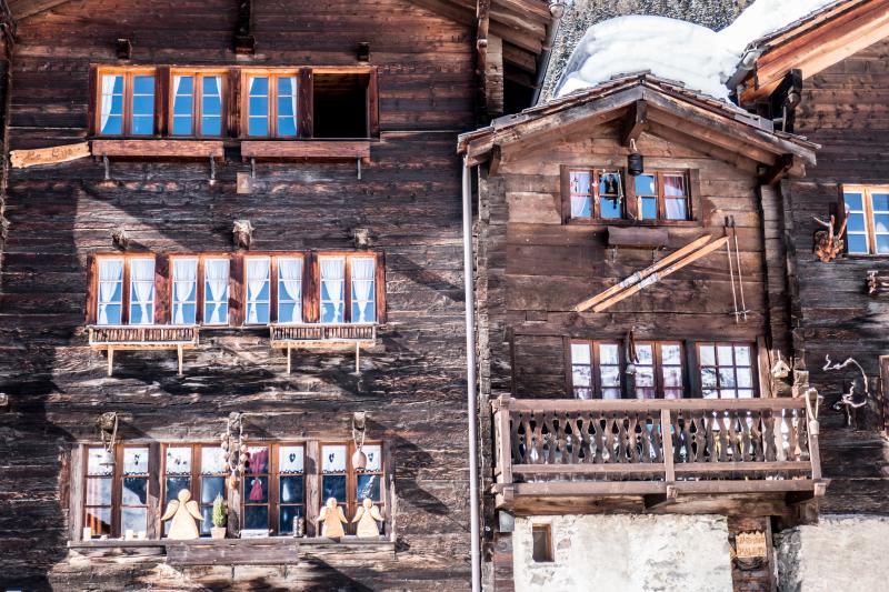 Grimentz en hiver - village