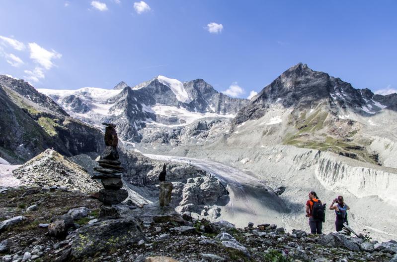 Sur le chemin de la cabane de Moiry