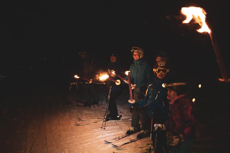Descente aux flambeaux - Tsapé