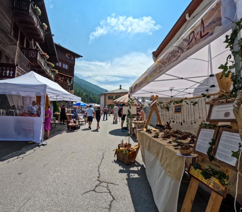 Marché artisanal de Vissoie 2023