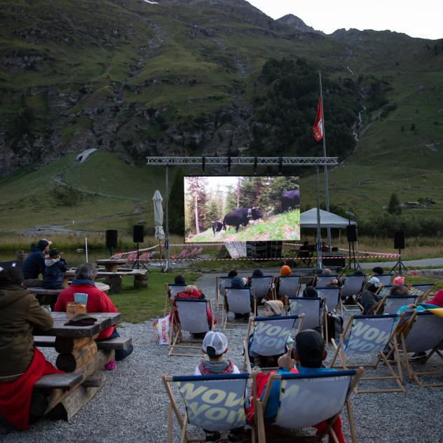 Open Air Cinema in Zinal | Val d’Anniviers Tourism – Valais Switzerland