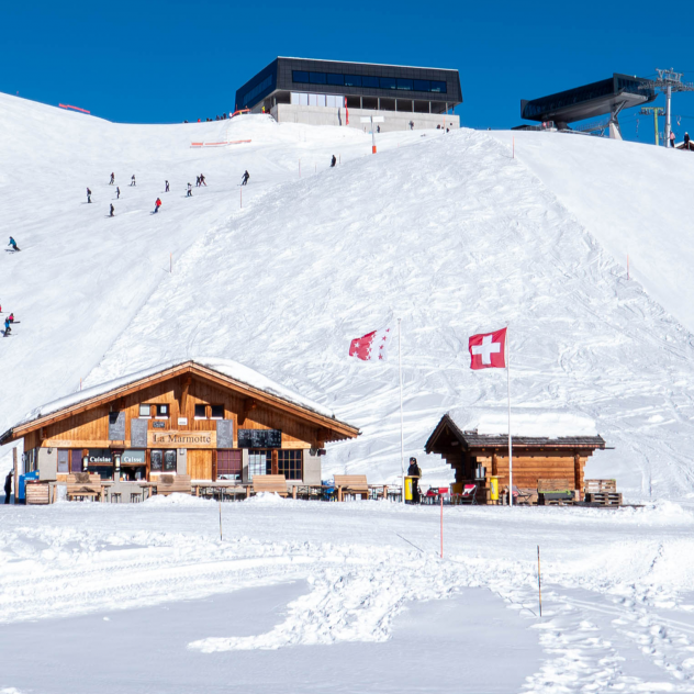 Buvette La Marmotte in Sorebois 2622m Val d’Anniviers Tourismus