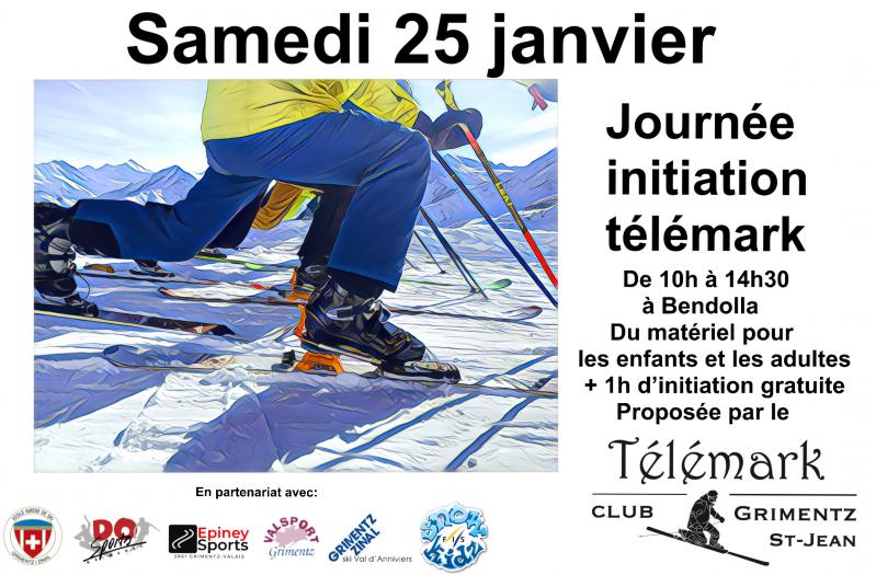 Initiation au telemark_Affiche 2023