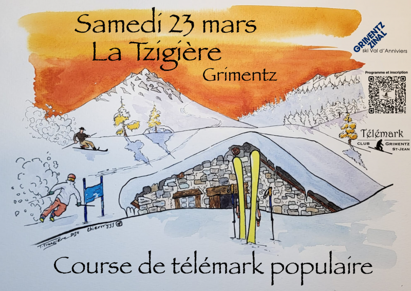 Course Télémark - La Tzigière - 2024